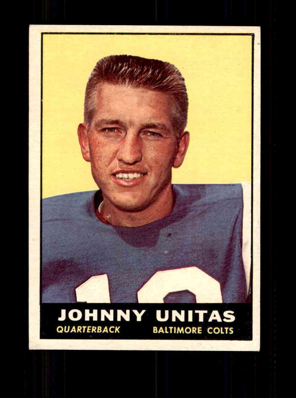 1961 Topps #1 Johnny Unitas