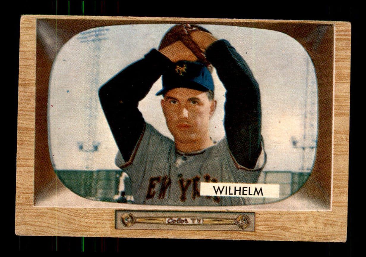 1955 Bowman #001 Hoyt Wilhelm