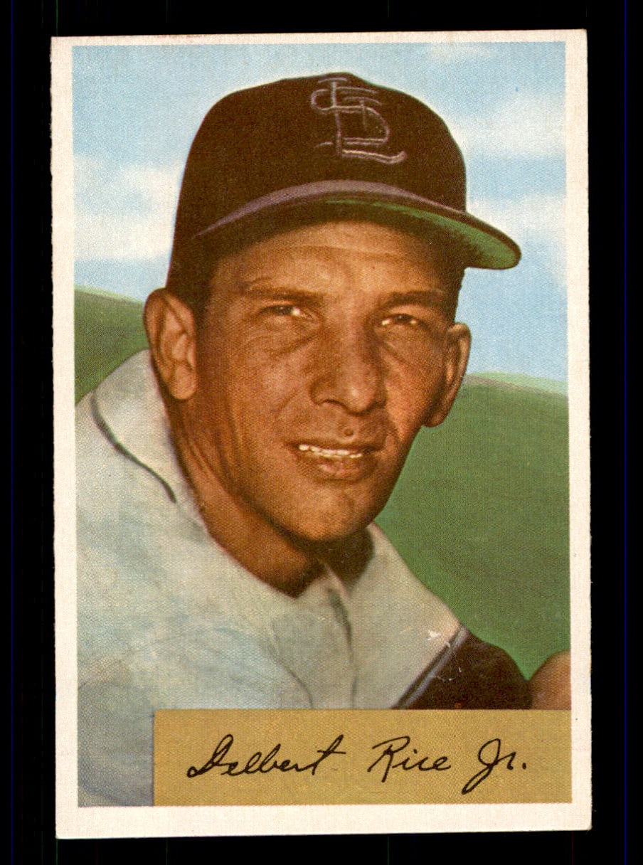 1954 Bowman #30 Del Rice – TonyeTrade