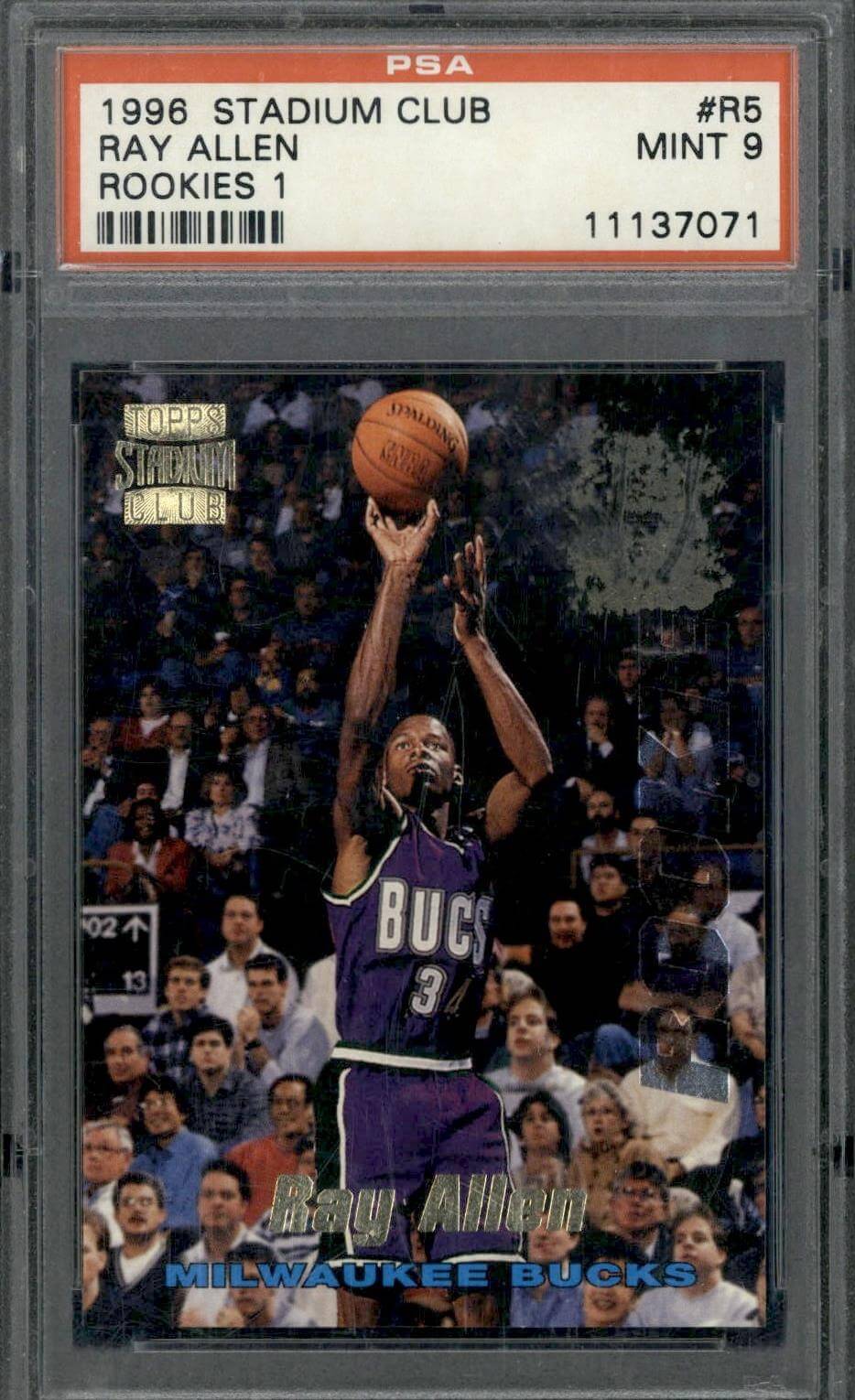 1996 Stadium Club Rookies #R5 Ray Allen