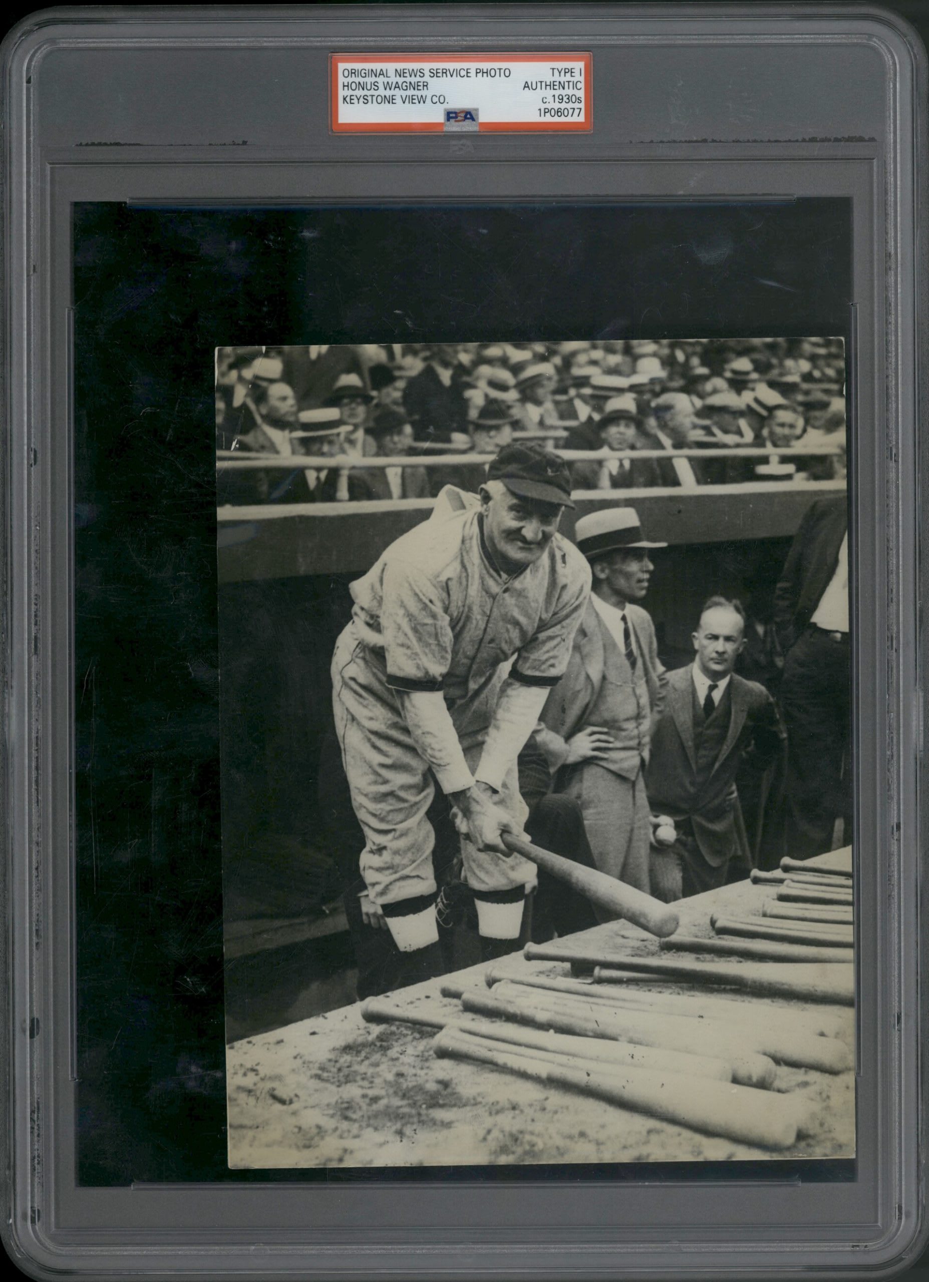 c, 1930s Photo Honus Wagner PSA Type 1 Authentic