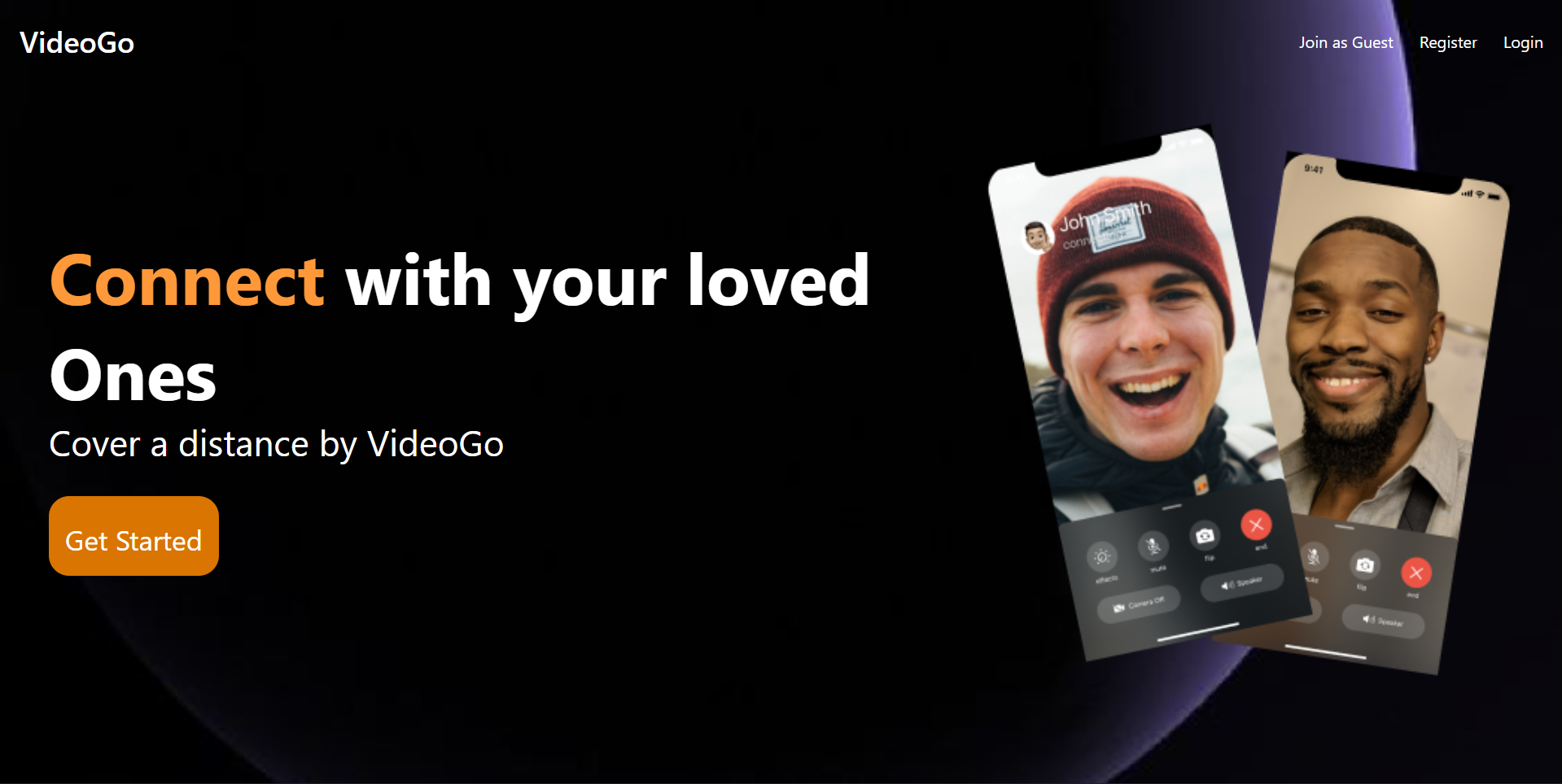 VideoGo Landing Page