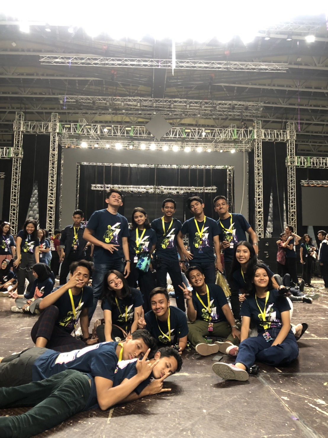 Menembus Langit Team right after the event
