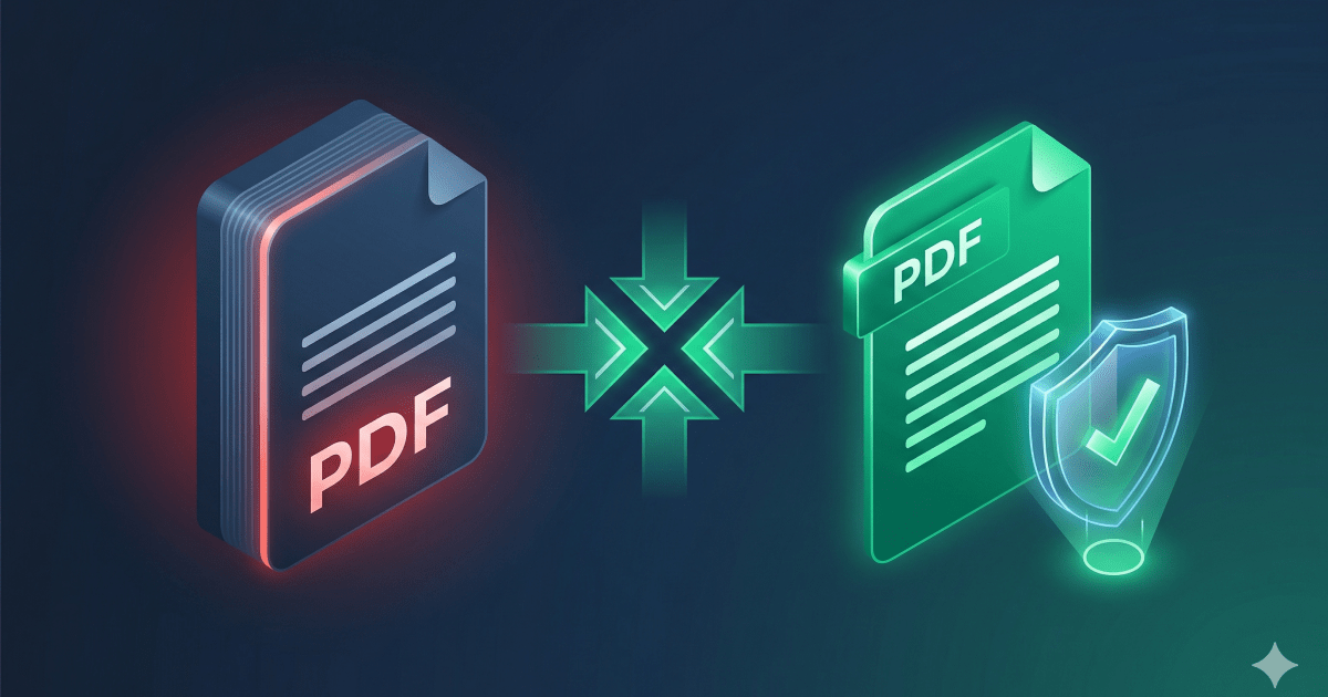 How to Compress PDF Without Losing Quality (100% Free & Private)