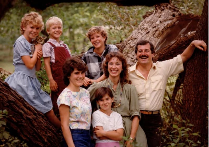 Dave and Sherry Hall with their children