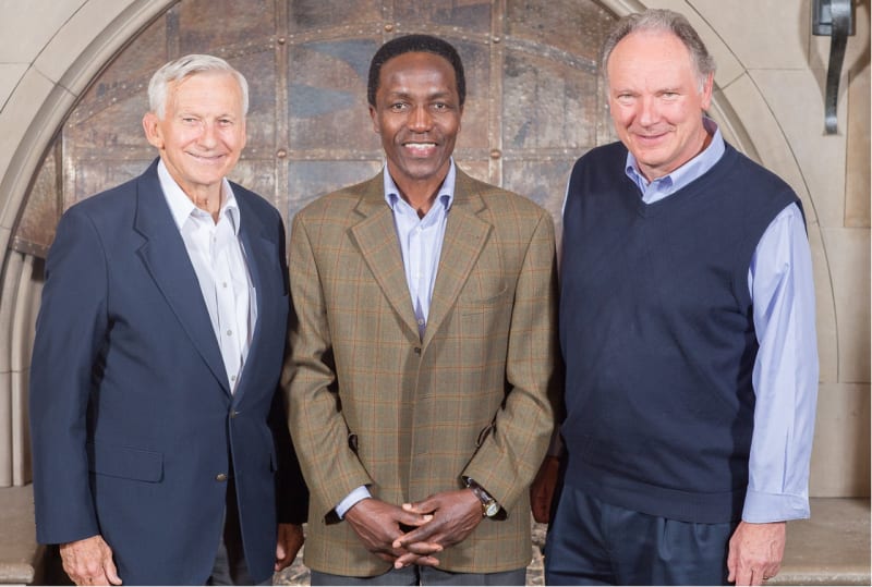 Former Navigators Presidents: Dr. Jerry White, Mutua Mahiaini, Mike Treneer