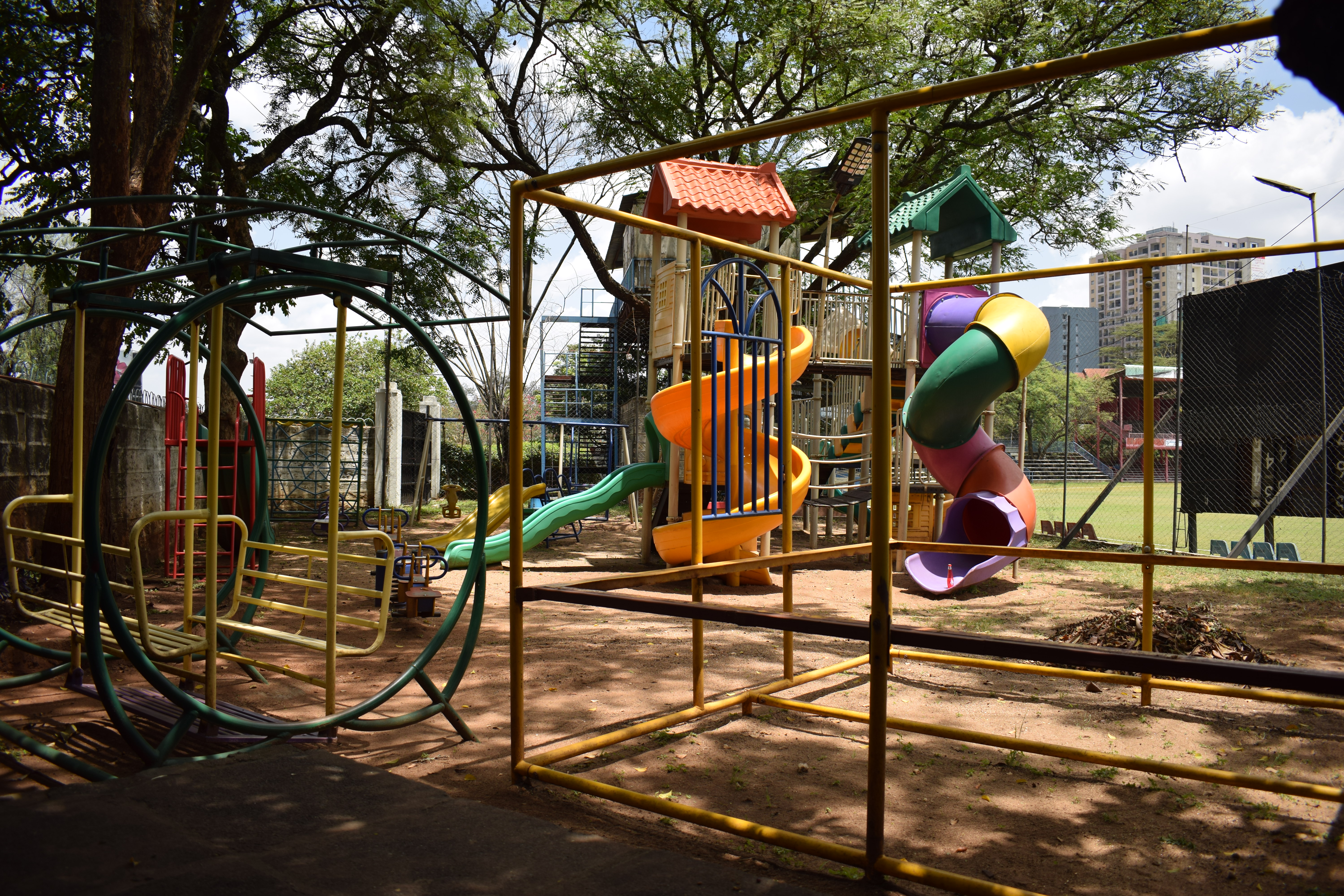 Outdoor kids area