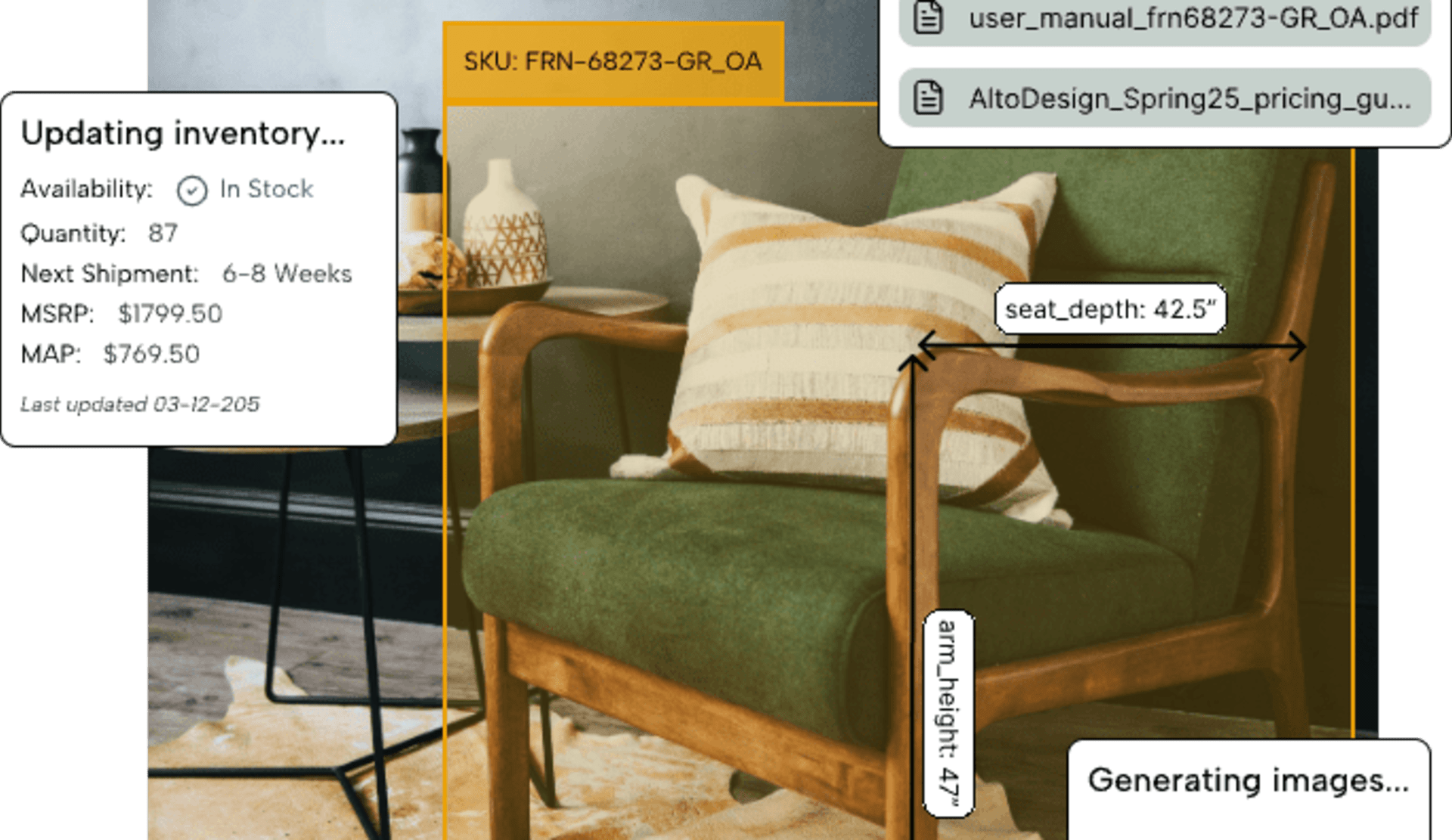 Modern furniture showroom