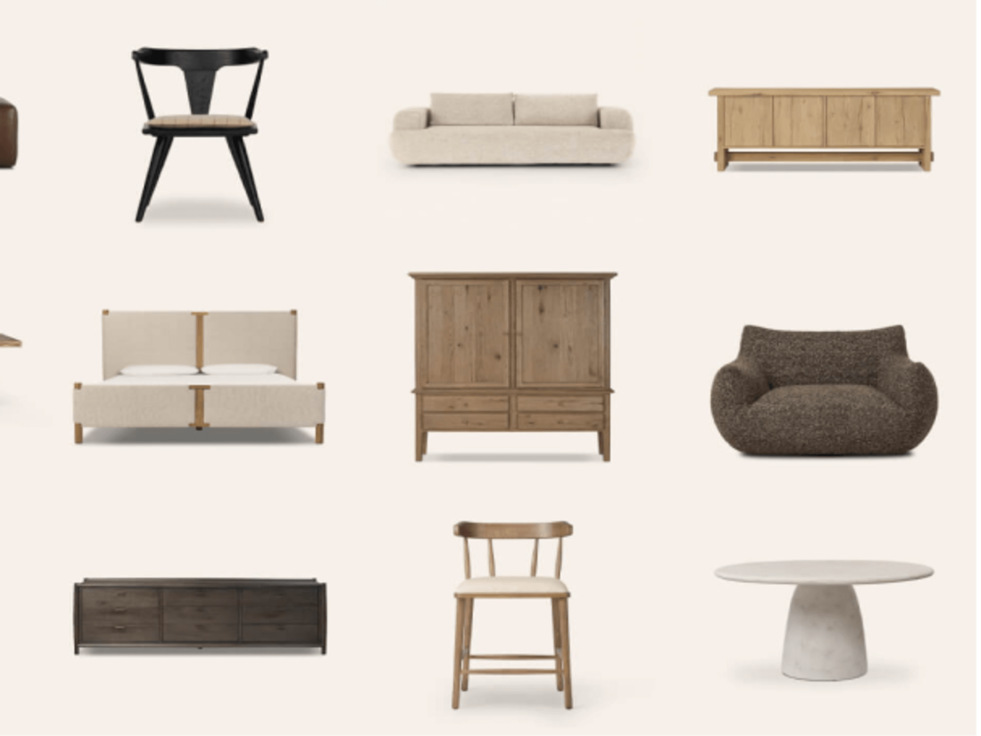 Furniture visual merchandising tools