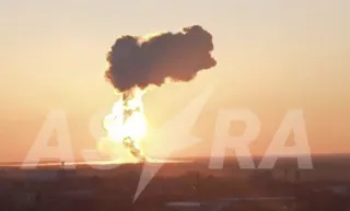 У РФ горить аеродром «Енгельс-2» / t.me/astrapress