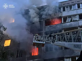 Росія атакувала Київ / t.me/dsns_telegram