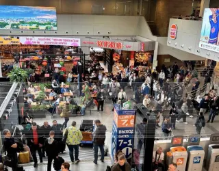 У московських аеропортах затримано десятки рейсів через атаку дронів / t.me/bazabazon