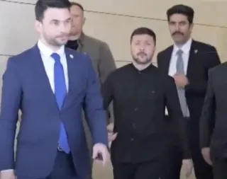 Володимир Зеленський (скриншот) / x.com/SkyNews