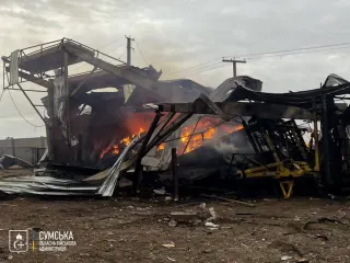 Російські БпЛА вночі атакували Сумщину / t.me/Sumy_news_ODA