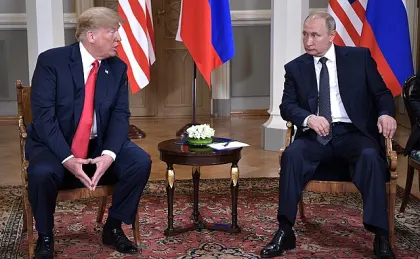 Дональд Трамп та Володимир Путін / wikimedia