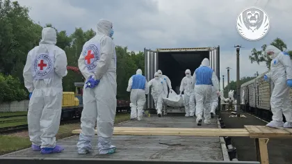 В Україну повернули тіла ще 1200 загиблих військових / t.me/Koord_shtab