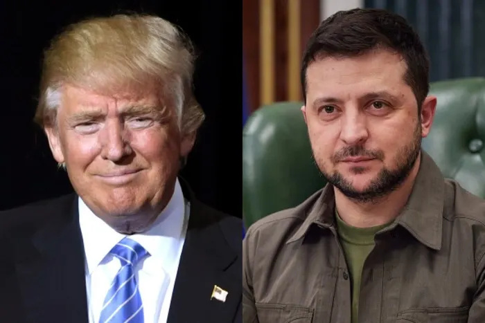 Дональд Трамп та Володимир Зеленський (колаж) / wikimedia 