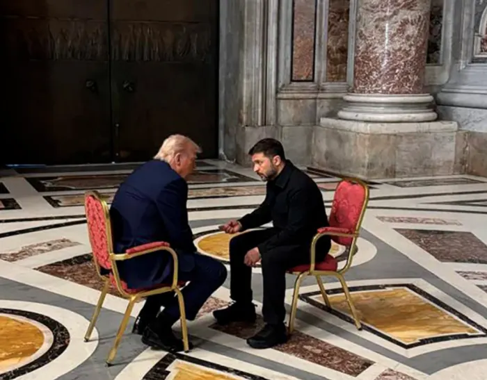 Дональд Трамп та Володимир Зеленський / edition.cnn.com