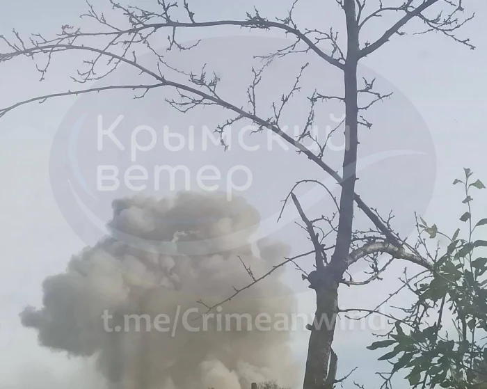 Нічна атака безпілотників на окупований Крим / t.me/Crimeanwind