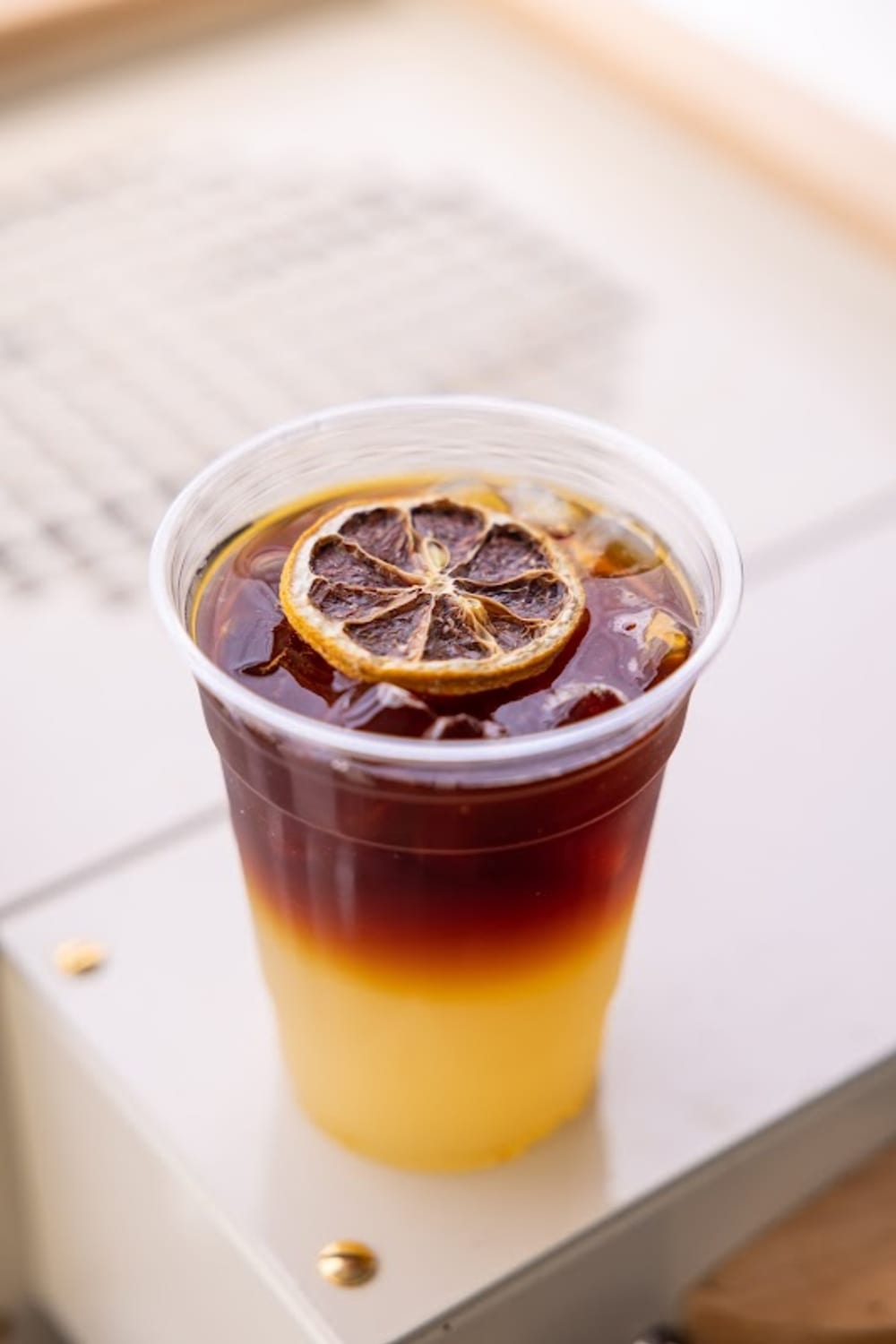 Be Bright Coffee — matcha drink detail