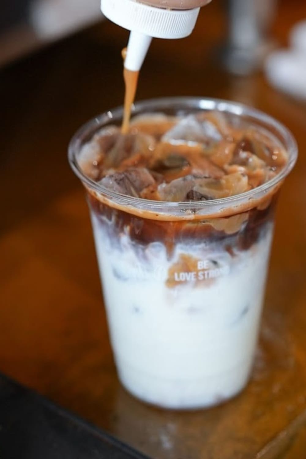 Just Love Coffee Cafe — matcha drink detail