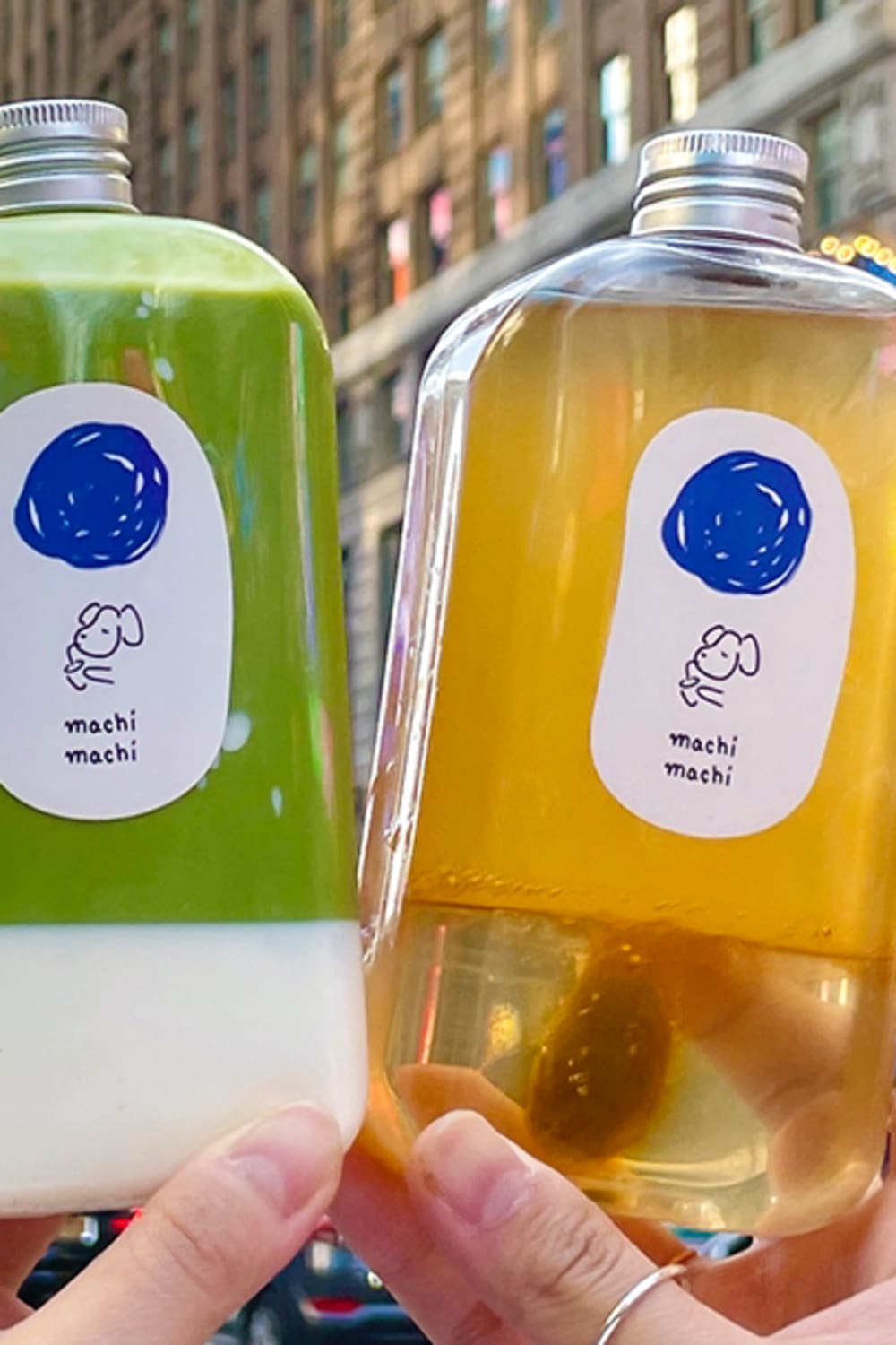 Machi Machi | Milk Bubble Tea — matcha drink detail