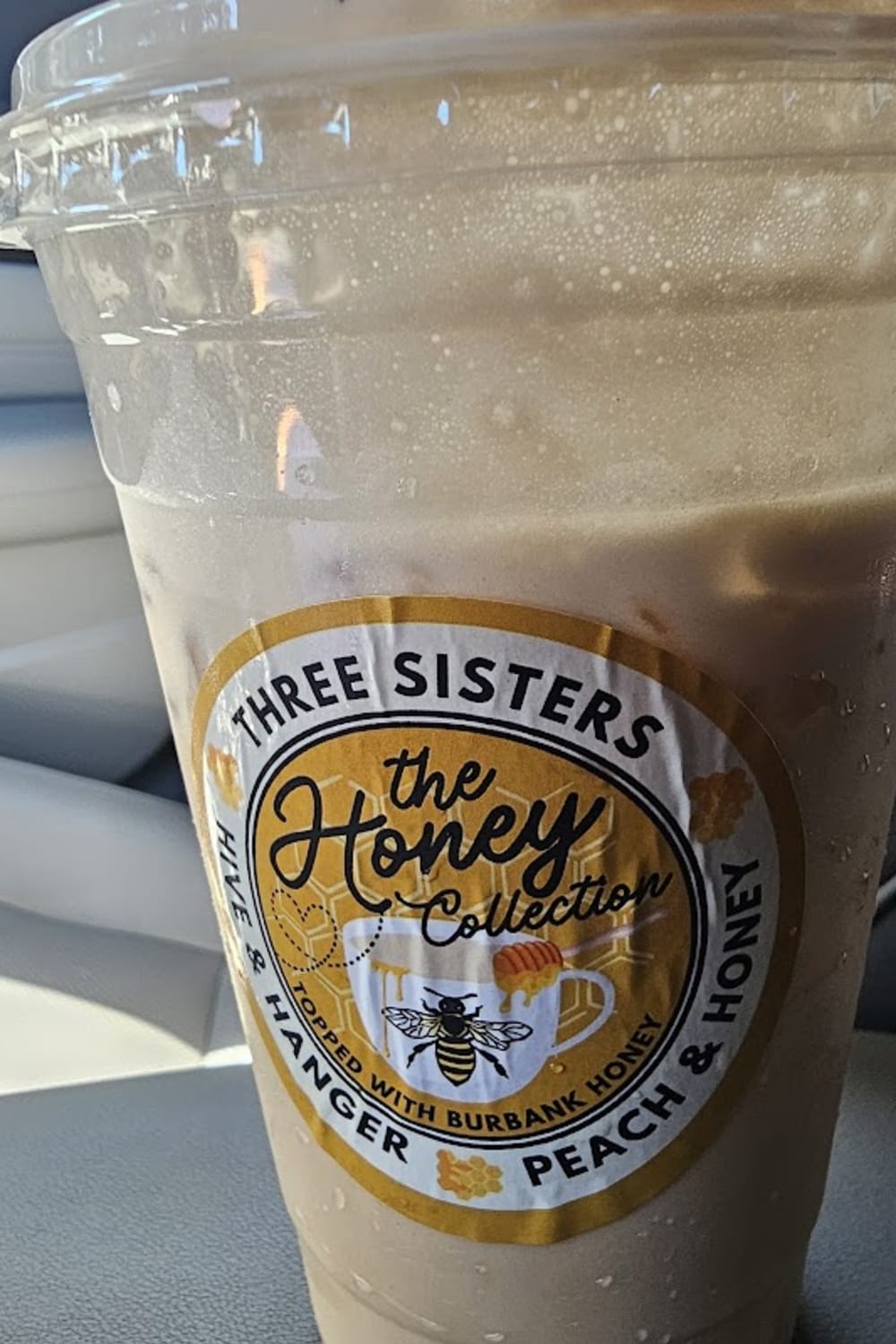 Three Sisters Coffee and Tea — matcha drink detail