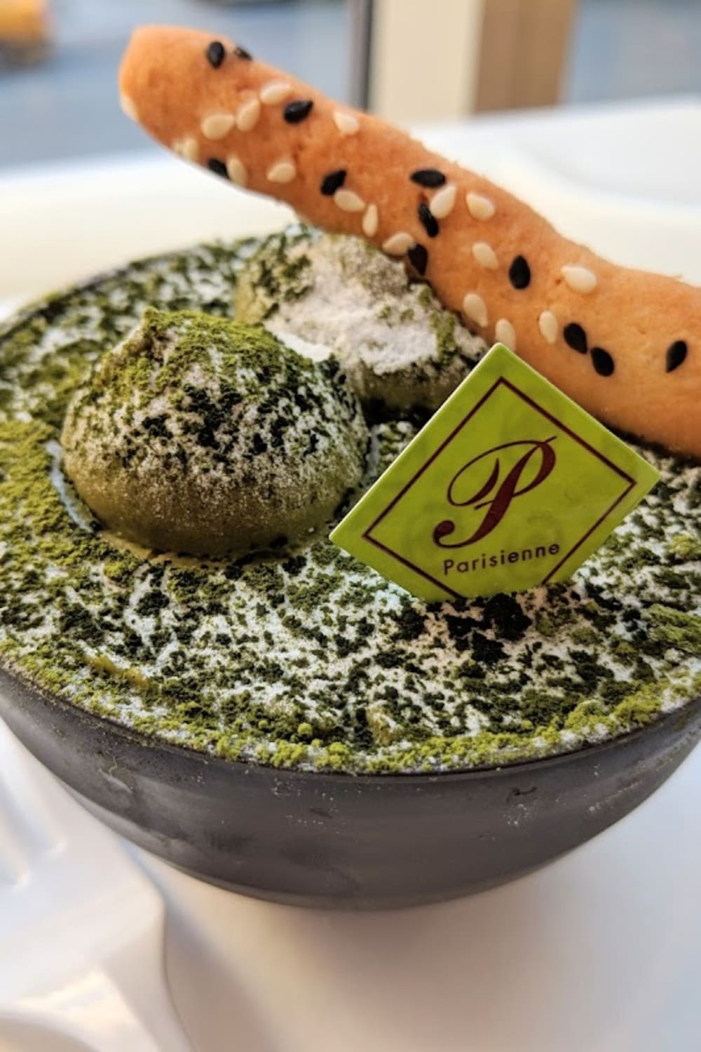 Tomiz Cafe — matcha drink detail