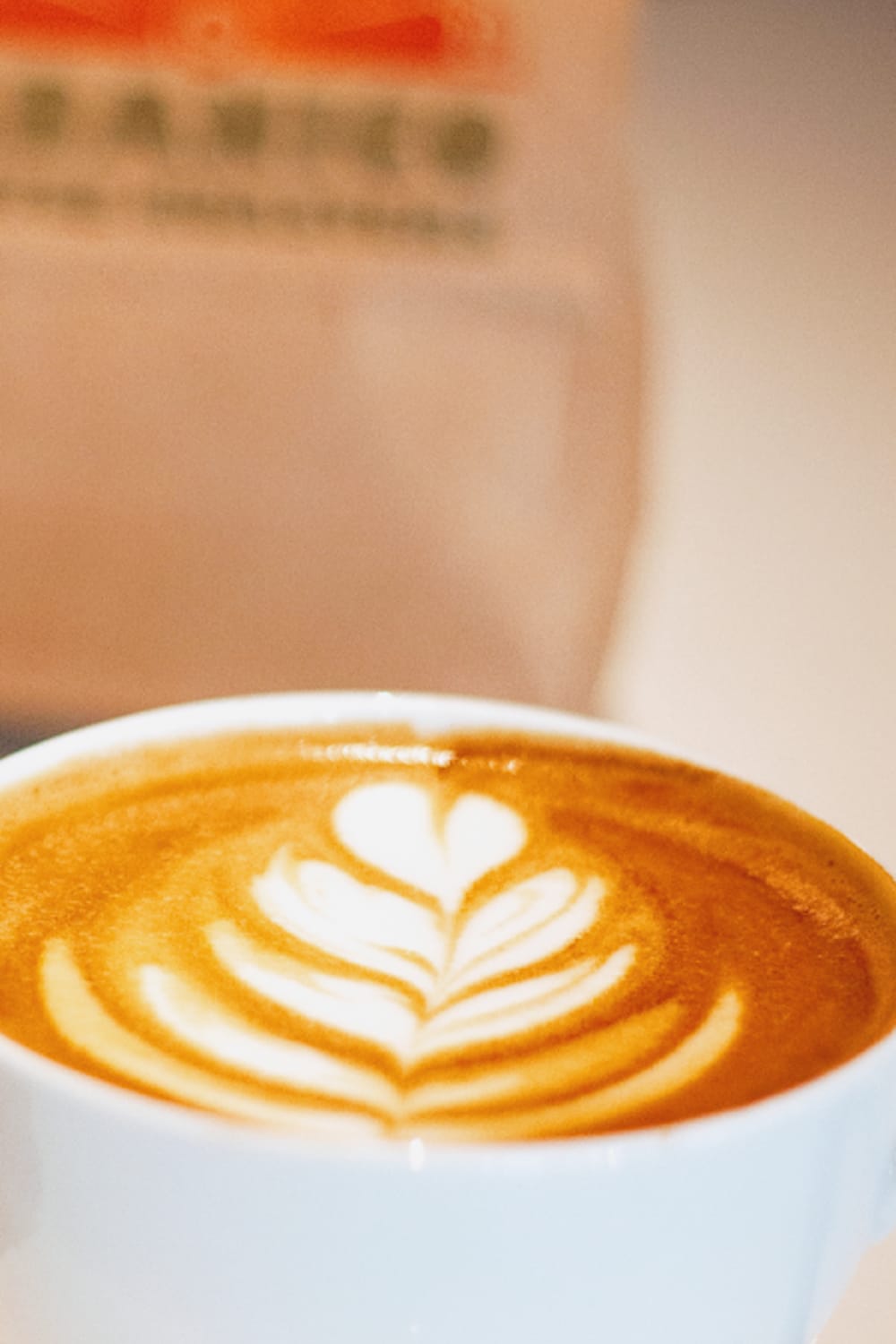 Abanico Coffee Roasters — matcha drink detail