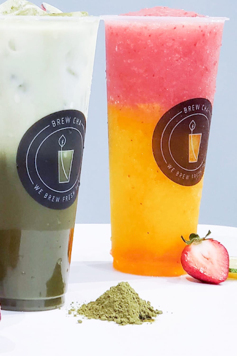 Brew Cha & Matcha — matcha drink detail