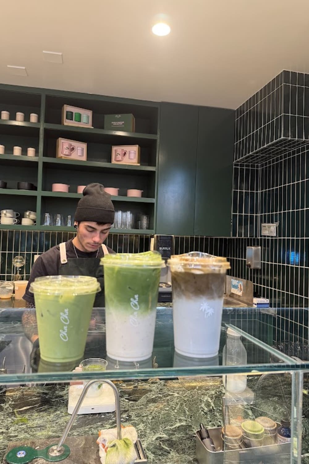 Cha Cha Matcha — matcha drink detail