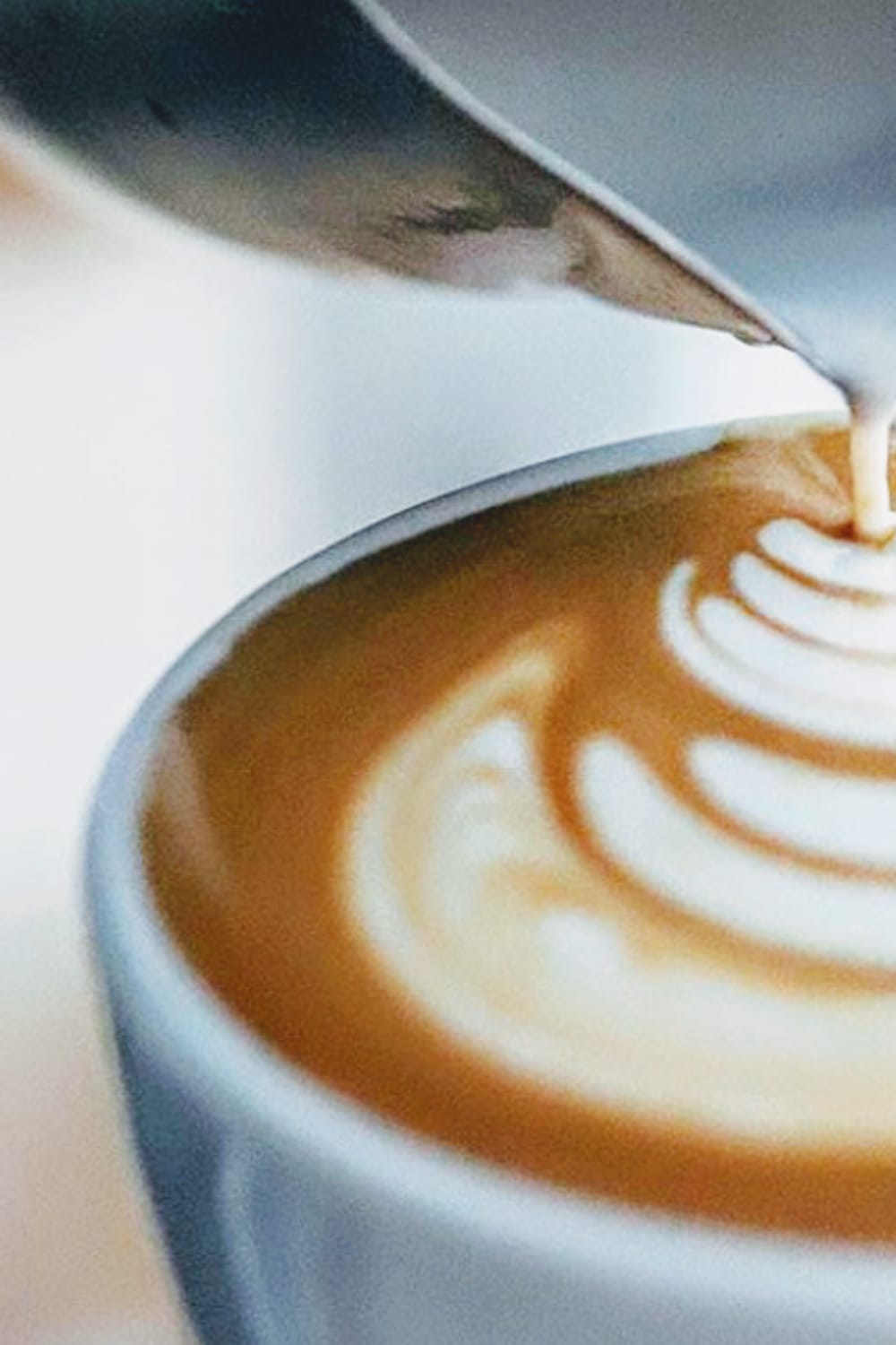 Golden Goat Coffee — matcha drink detail