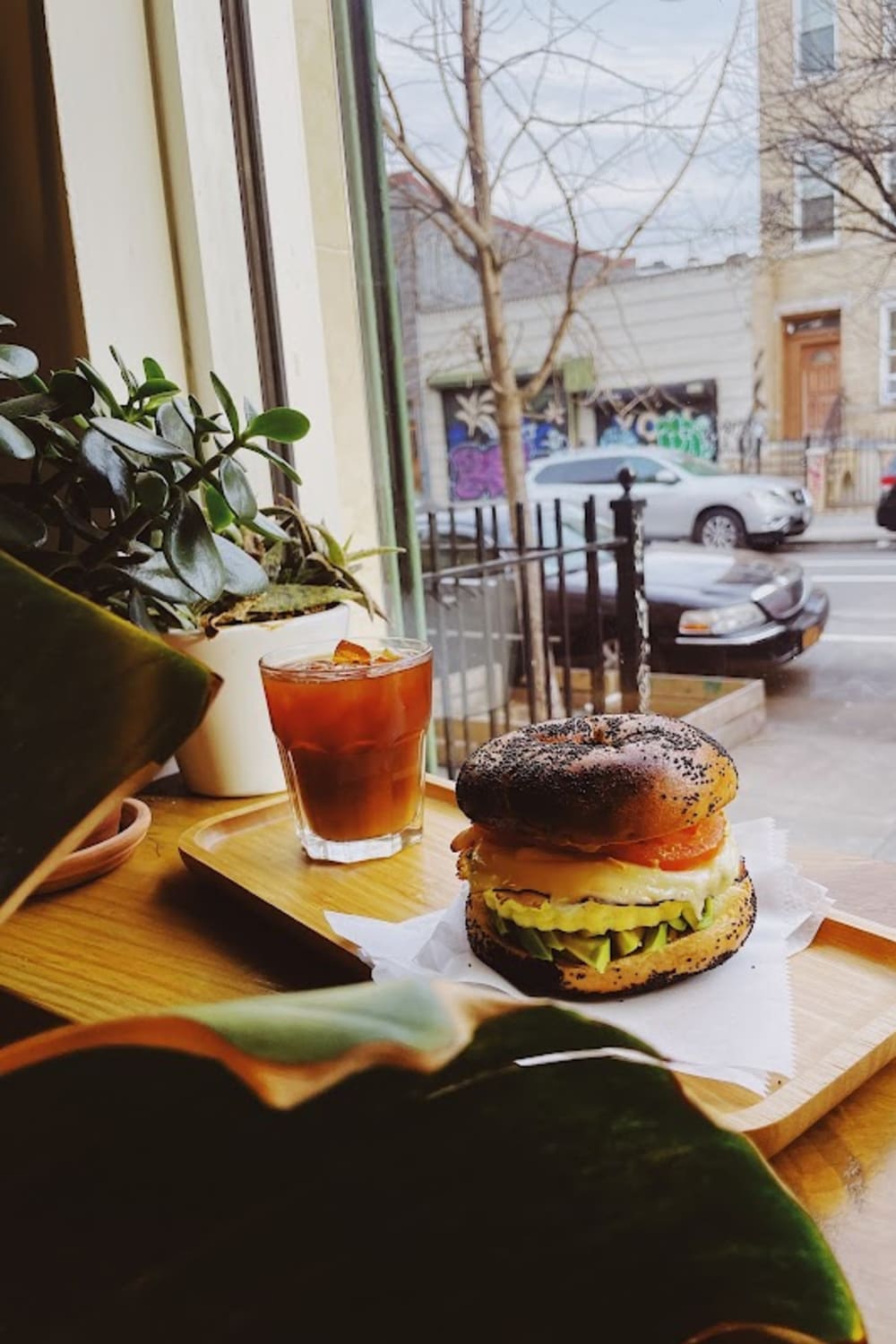 Headrest Coffee — matcha drink detail