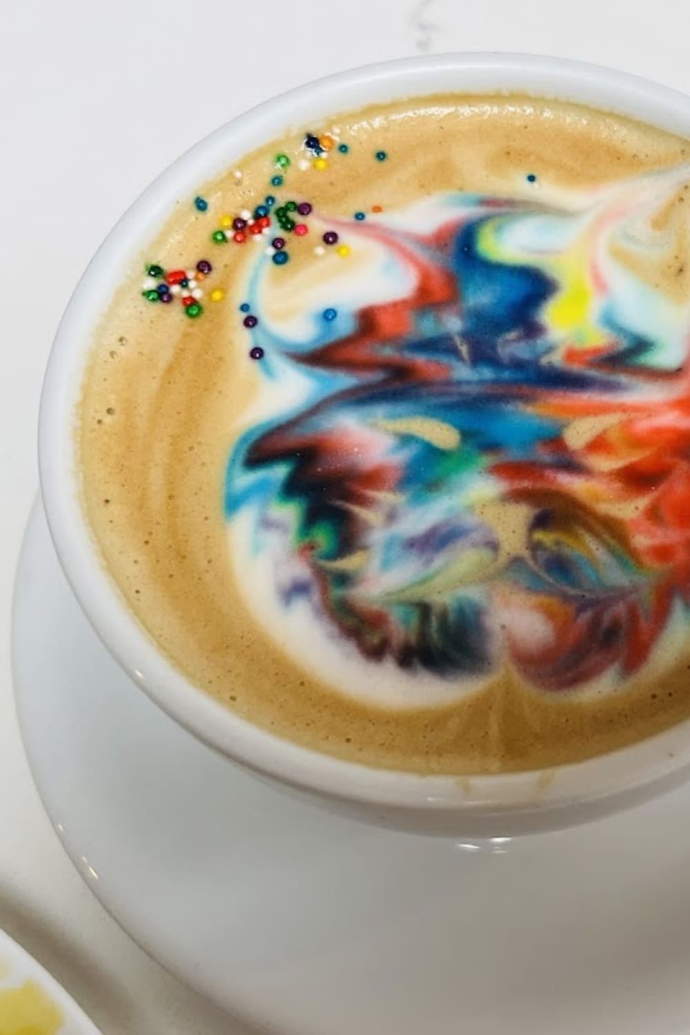 Home Coffee Roasters — matcha drink detail