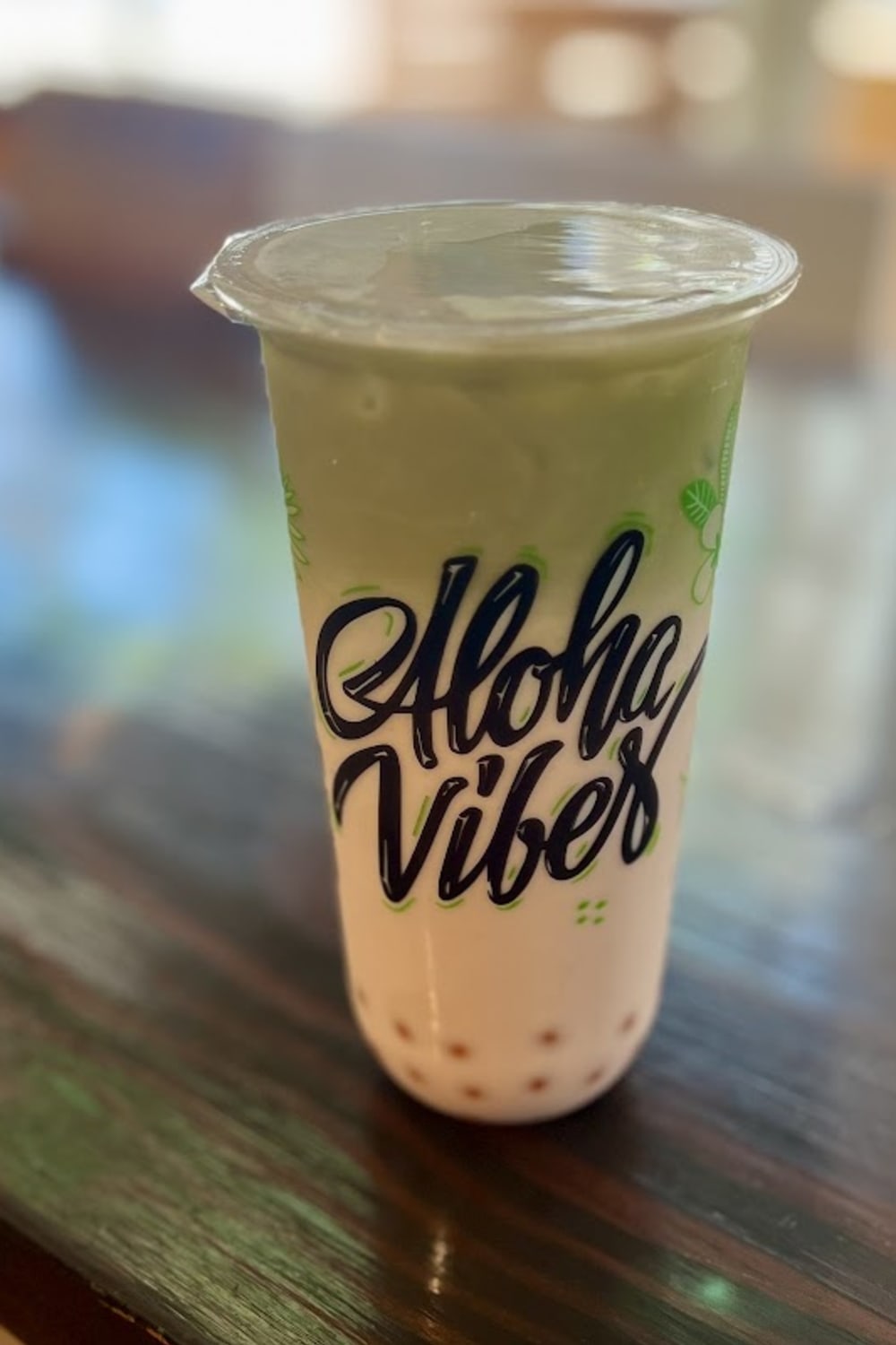 Lilikoi — matcha drink detail