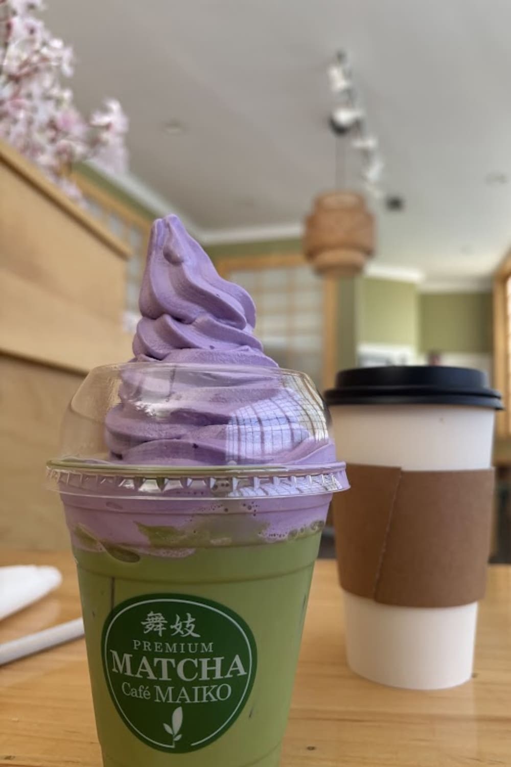 Matcha Cafe Maiko — matcha drink detail
