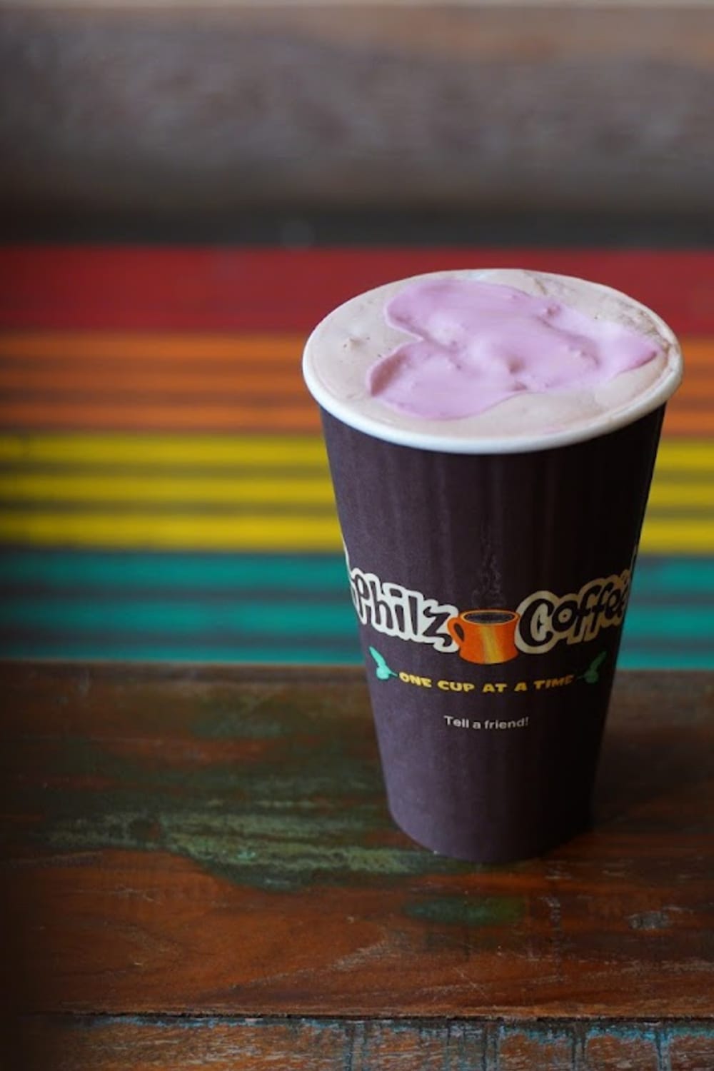 Philz Coffee — matcha drink detail