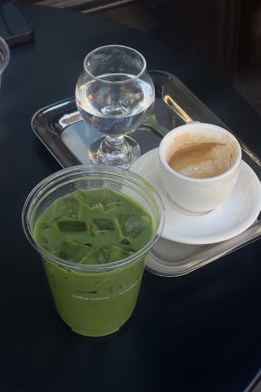 Rhythm Zero | West Village — matcha drink detail