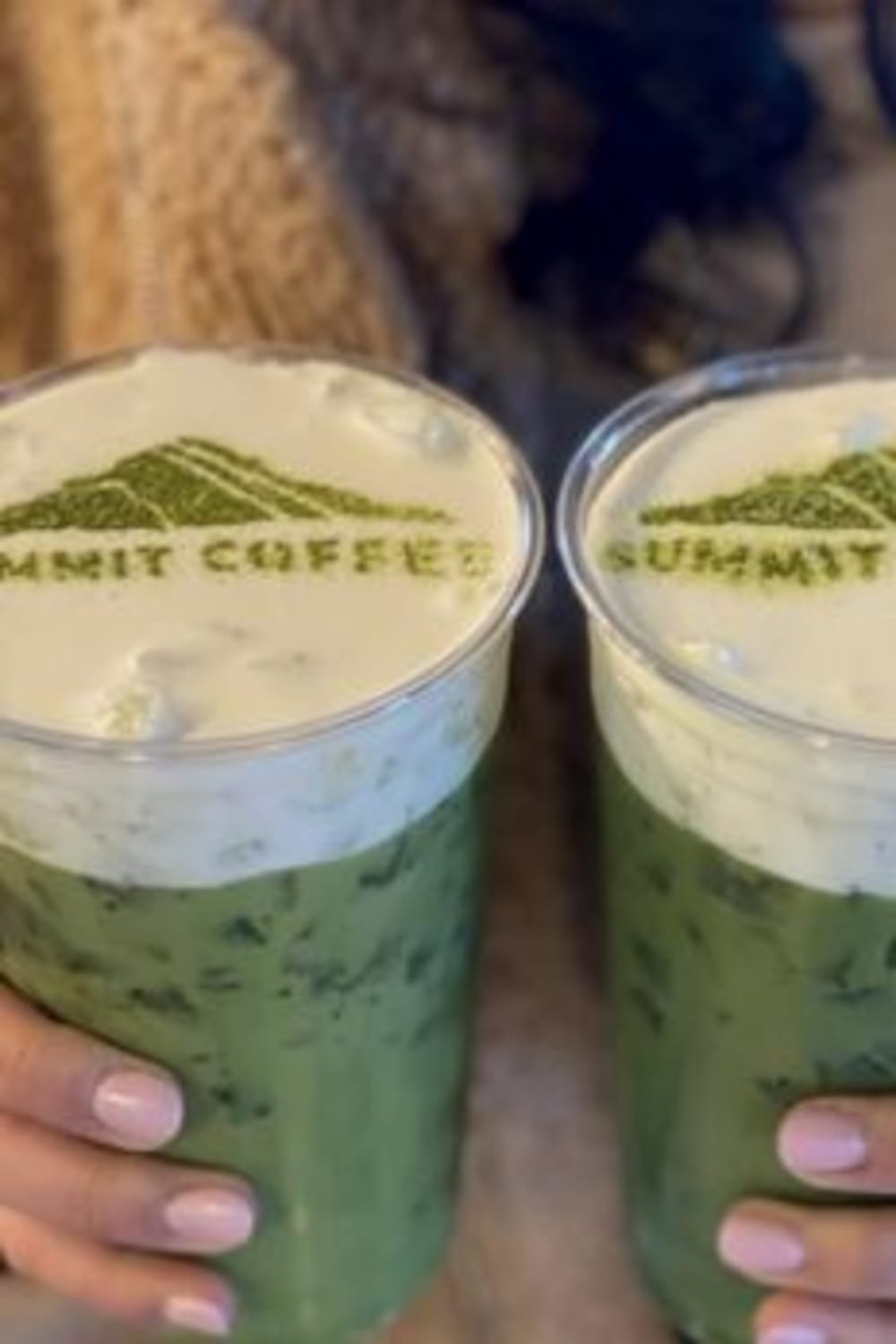 Summit Coffee Dunwoody — matcha drink detail