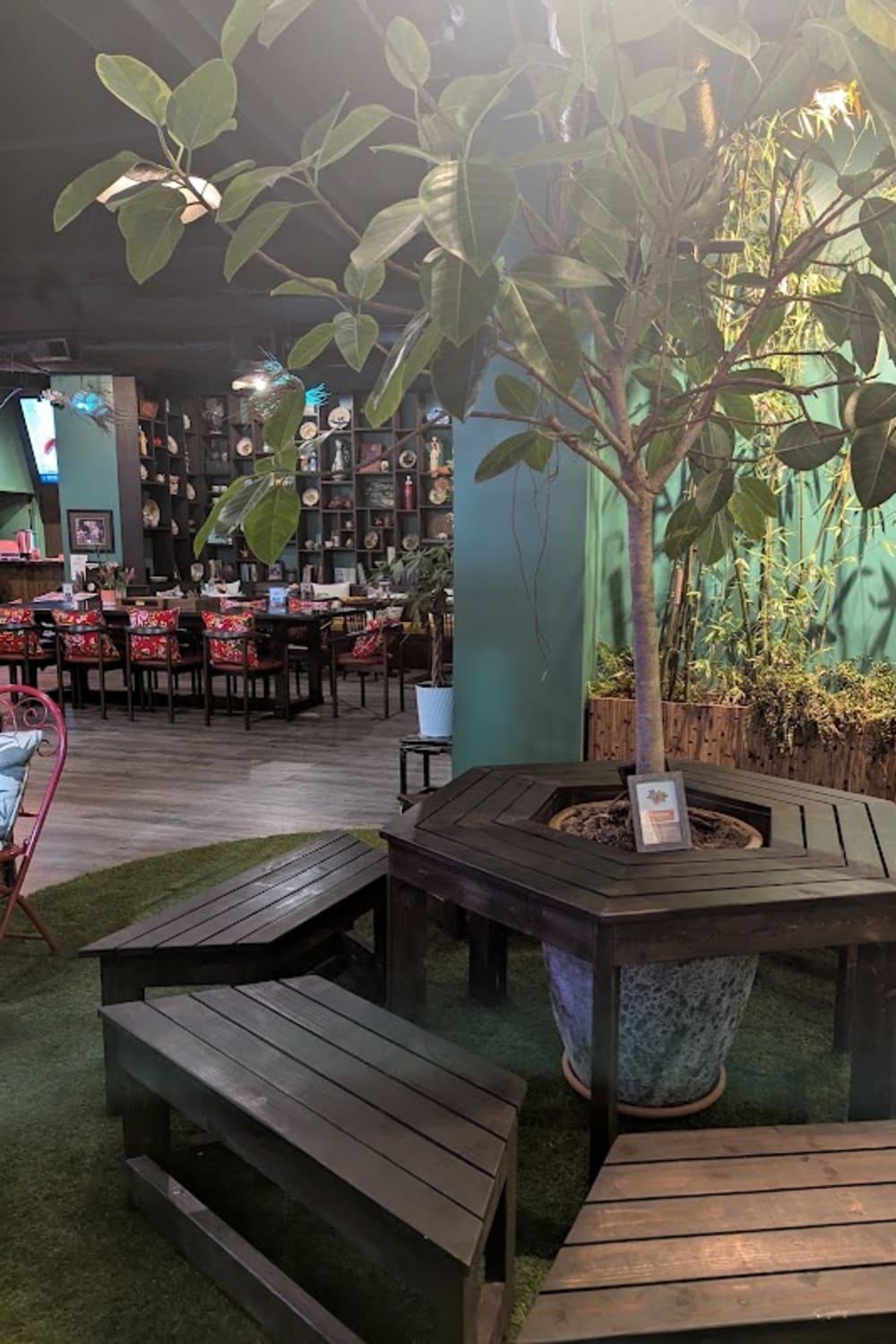 Em & Me Cafe — matcha drink detail