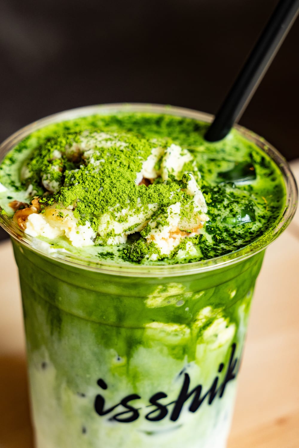 Isshiki Matcha inside ACE Hotel — matcha drink detail