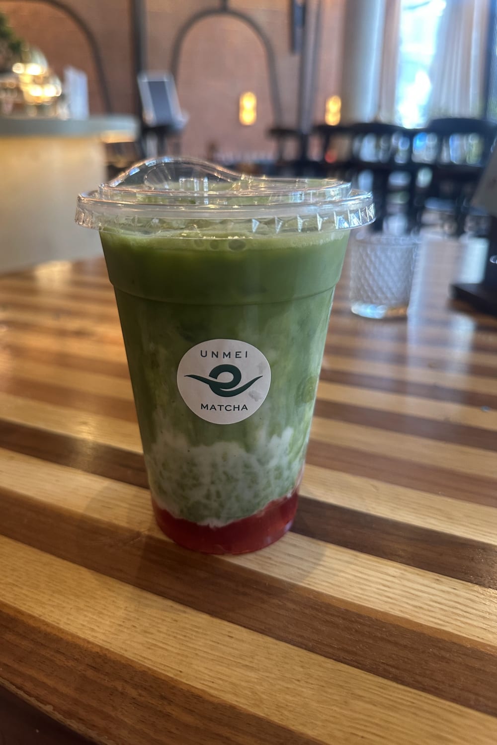 Unmei Matcha — matcha drink detail