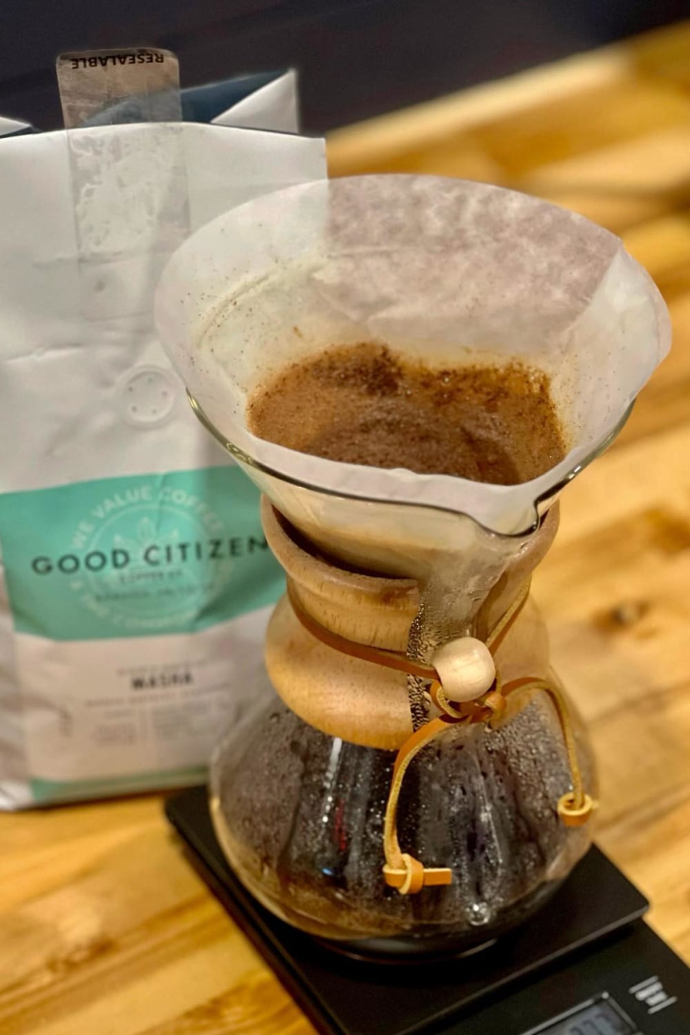 Bloom & Brew Coffee — matcha drink detail
