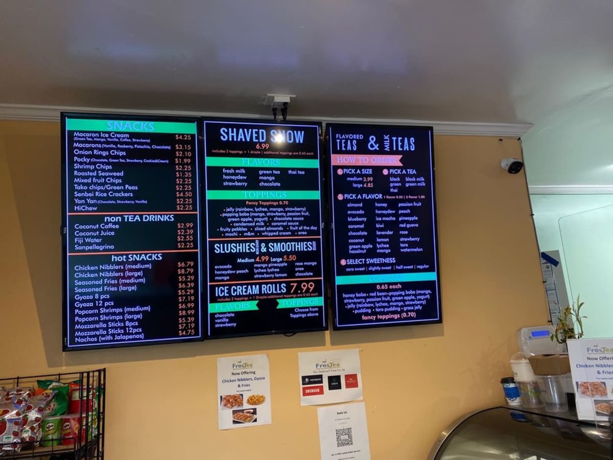 FrosTea Boba Tea and Shaved Snow Cafe - Photo 3