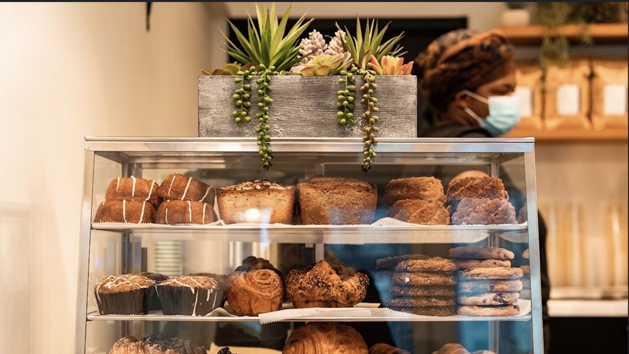 Blank Street β matcha shop interior or drinks