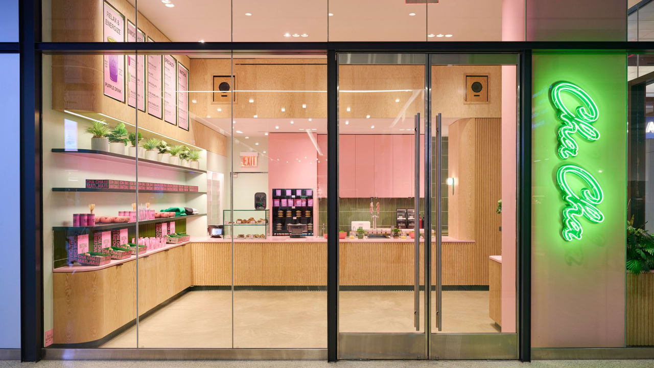 Cha Cha Matcha — matcha shop interior or drinks