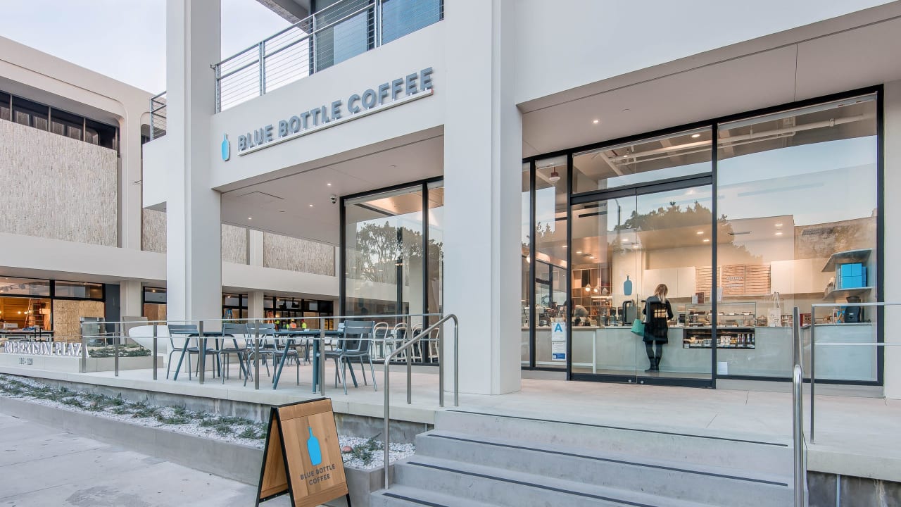 Blue Bottle Coffee β matcha shop interior or drinks