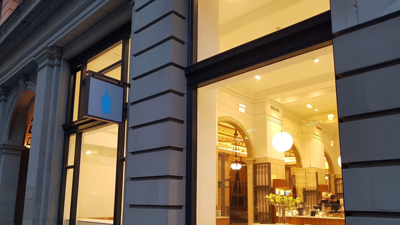 Blue Bottle Coffee β matcha shop interior or drinks
