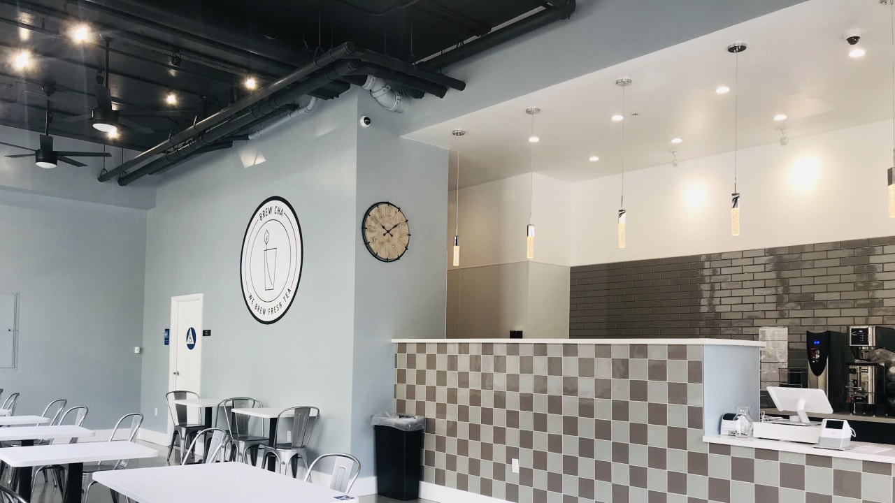 Brew Cha & Matcha β matcha shop interior or drinks