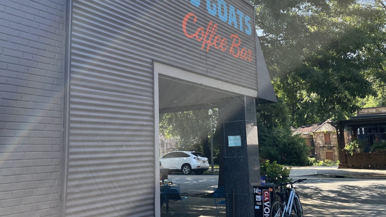 Dancing Goats Coffee Decatur — matcha shop interior or drinks